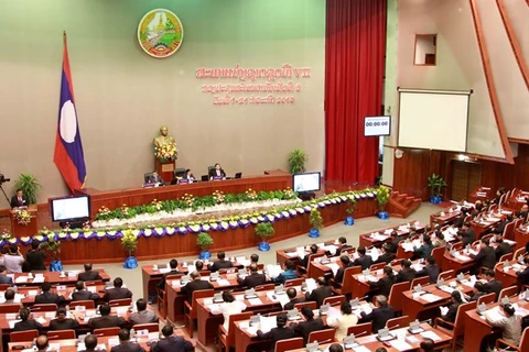 A meeting of the Lao National Assembly (Photo: VNA)