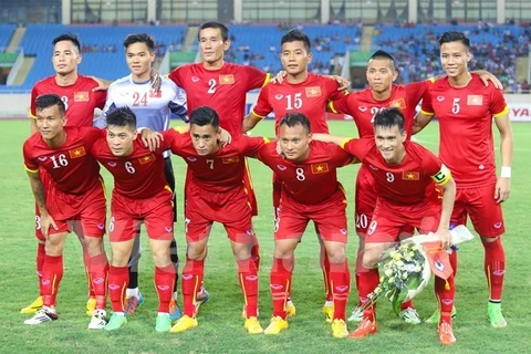 Vietnam’s men’s football team nosedived 16 spots to 143th place in the world ranking (Photo: VNA)