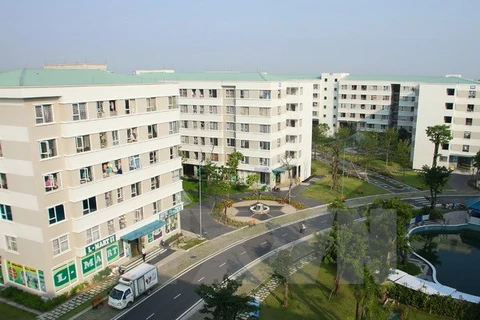 A corner of Dang Xa low-cost residential block, Gia Lam, Hanoi (Source: VNA)