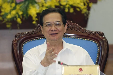 PM Nguyen Tan Dung at the event (Source: VNA)