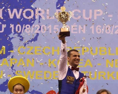 Billarista turco conquista copa mundial ciudad Ho Chi Minh