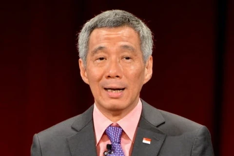 El primer ministro de Singapur, Lee Hsien Long (Fuente: AFP/ VNA)