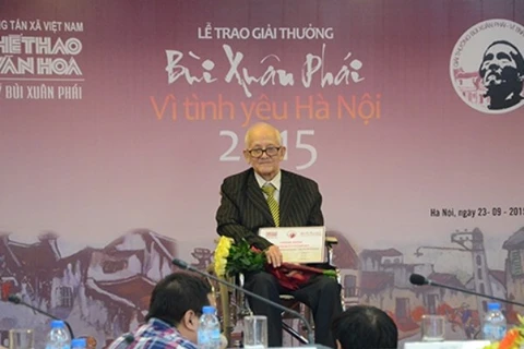 Premio de VNA honra amor a Hanoi