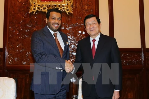 Presidente Truong Tan Sang llama a Qatar a invertir en Vietnam