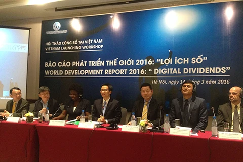 Banco Mundial presenta informe sobre desarrollo mundial 2016 en Hanoi