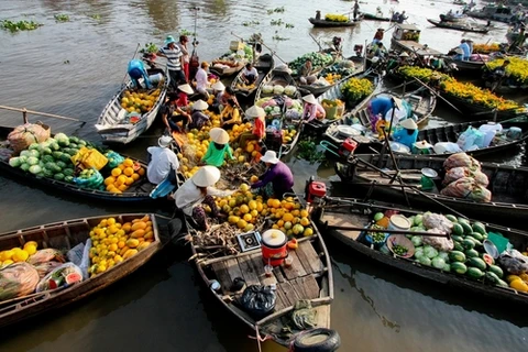 Mercado flotante de Cai Rang, nuevo patrimonio cultural de Vietnam