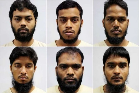 Seis bangladesíes enfrentan cargo de terrorismo en Singapur