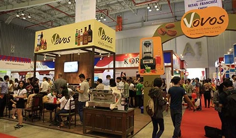 En Ciudad Ho Chi Minh Feria internacional de Café y Postres