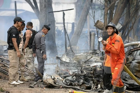 Dos lesionados en un atentado con bomba en Tailandia