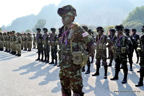 Tailandia y Malasia realizan ejercicios conjuntos en la frontera común
