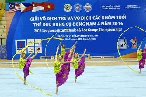 Celebran Torneo Juvenil de Gimnasia de Sudeste de Asia en Hanoi