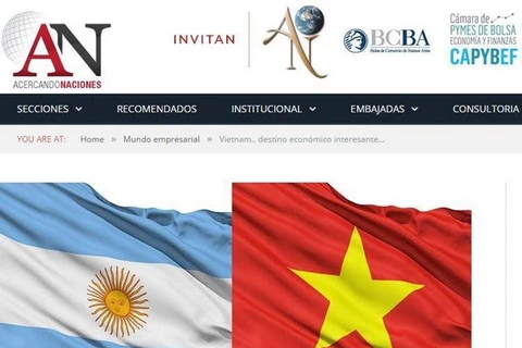 Prensa argentina destaca éxitos económicos vietnamitas