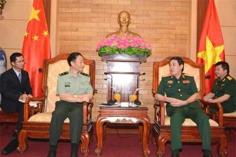 Visita Vietnam misión de comisión militar central de China