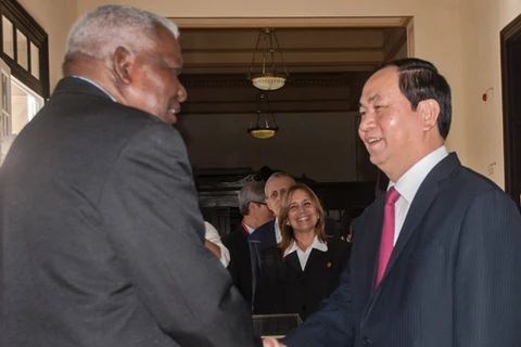 Presidente de Vietnam continúa actividades en Cuba