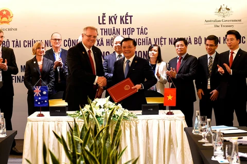 Vietnam y Australia firman acuerdo de cooperación financiera 