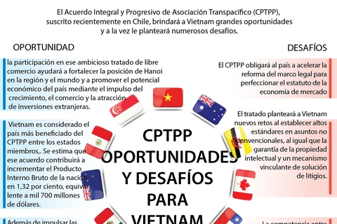 [Infografía] CPTPP: Oportunidades y desafíos para Vietnam