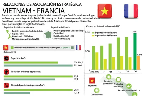 Relaciones de asociación estratégica Vietnam- Francia