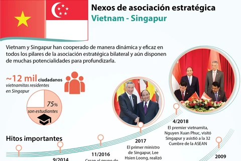 [Infografía] Nexos de asociación estratégica Vietnam - Singapur