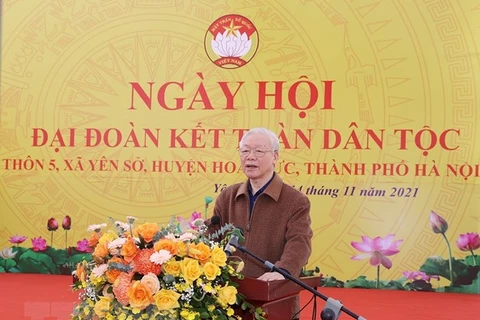 Realza máximo dirigente partidista significados de Fiesta de Gran Unidad Nacional de Vietnam 