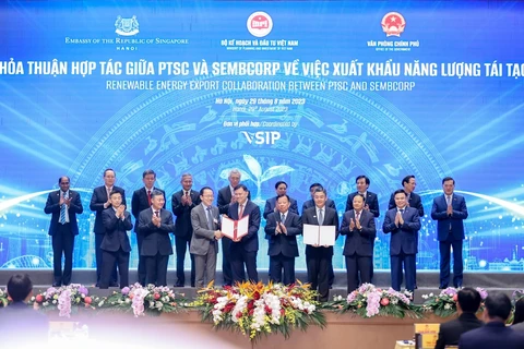 Empresas vietnamita y singapurense cooperan en proyecto de energía renovable marina