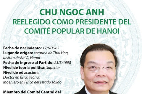 Chu Ngoc Anh reelegido como presidente del gobierno de Hanoi