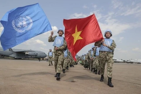 Países del G4 felicitan a cascos azules de Vietnam en ocasión del Año Nuevo Lunar 