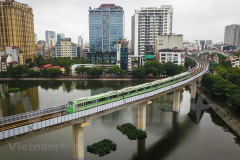 Tren urbano Cat Linh-Ha Dong atiende a más 2,65 millones de pasajeros
