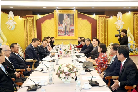 [Foto] Presidenta de Asamblea Nacional de Vietnam, Nguyen Thi Kim Ngan, de visita en Tailandia