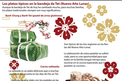 [Info] Los platos típicos en la bandeja de Tet (Nuevo Año Lunar)