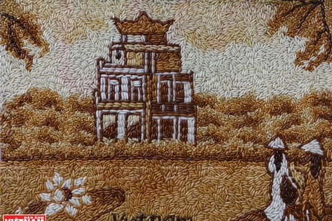 El alma vietnamita a través de pinturas de arroz 