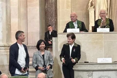 Científicos vietnamitas ganan premio de Academia de Francia