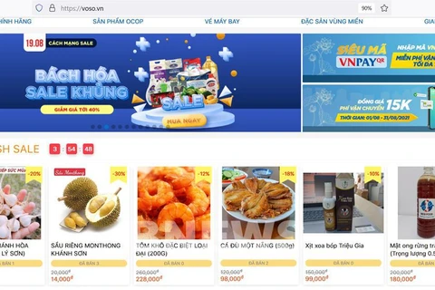 Promoción comercial en línea, dirección nueva para productos vietnamitas 
