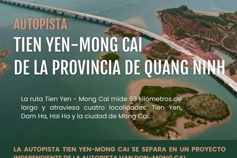 Autopista Tien Yen-Mong Cai de la provincia de Quang Ninh