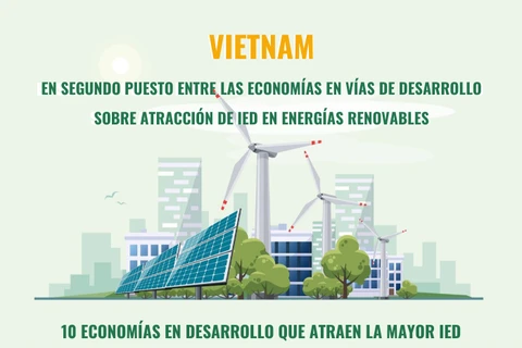 Vietnam en segundo lugar de países en desarrollo en atracción de IED