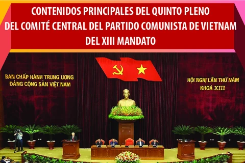 Contenidos principales del quinto pleno del Comité Central del PCV de XIII mandato
