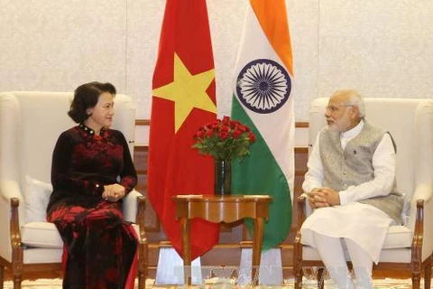 Presidenta de la Asamblea Nacional de Vietnam concluye visita a India