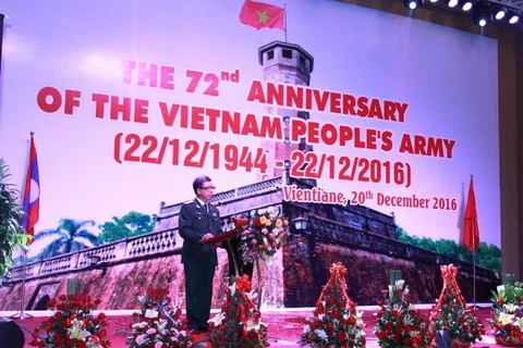 Celebran en Laos aniversario del Ejército Popular de Vietnam