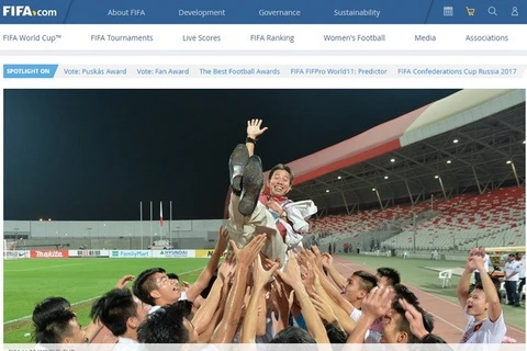 FIFA reconoce logros del fútbol vietnamita