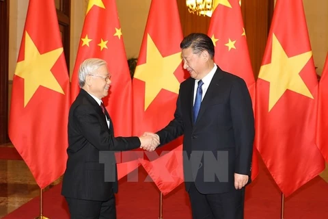 Líderes de Vietnam y China intercambian mensajes por aniversario de lazos 