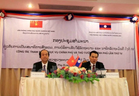 Fortalecen cooperación intergubernamental Vietnam-Laos 