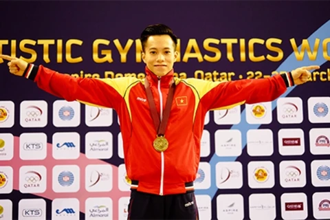Atleta vietnamita conquista presea dorada en Copa Mundial de Gimnasia 