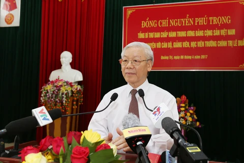 Líder partidista exhorta a Quang Tri a movilizar todos los recursos para el desarrollo 