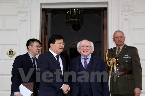 Concluye vicepremier vietnamita visita oficial a Irlanda