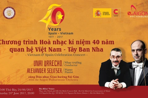 Concierto de música clásica saluda el 40 aniversario de nexos Vietnam- España