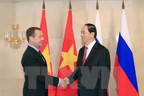 Rusia constituye socio de confianza de Vietnam, dice presidente Dai Quang 