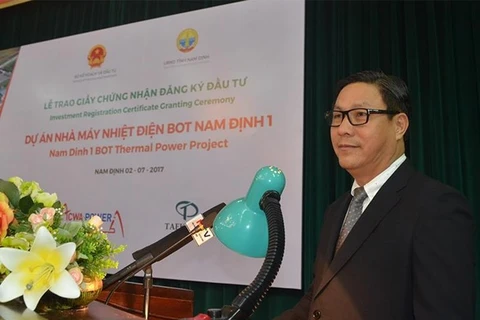 Otorgan licencia de inversión a proyecto termoeléctrico en provincia norvietnamita de Nam Dinh