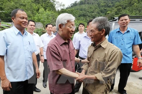 Dirigente partidista vietnamita visita provincia de Bac Kan
