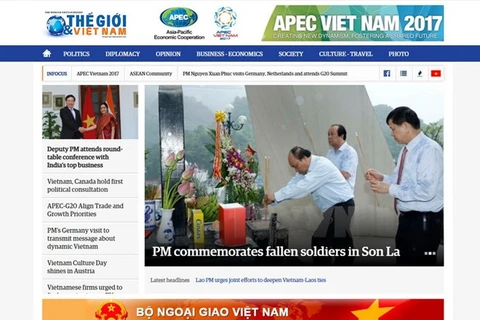 Lanzan versión en inglés del portal digital del periódico “El mundo y Vietnam”