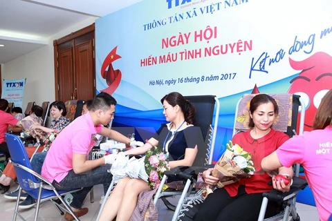 Agencia Vietnamita de Noticias se suma a programa de donación de sangre