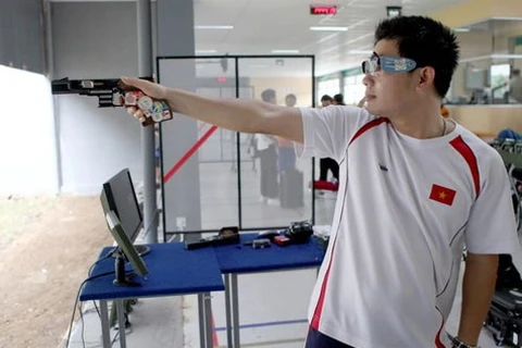 Vietnam obtiene medalla de oro en pistola rápida de 25 metros 